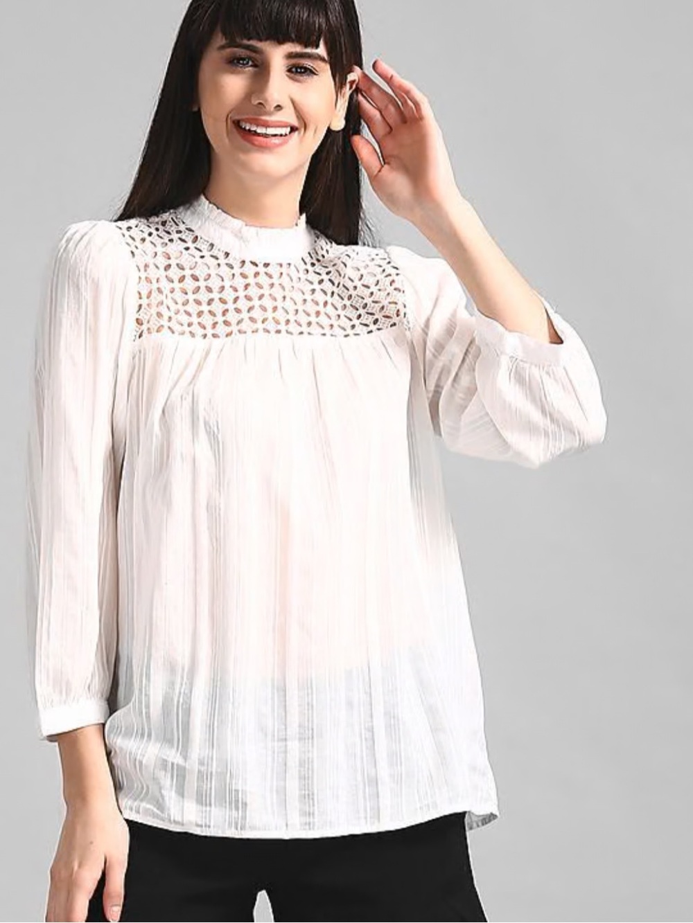 GAP Crochet Lace Blouse